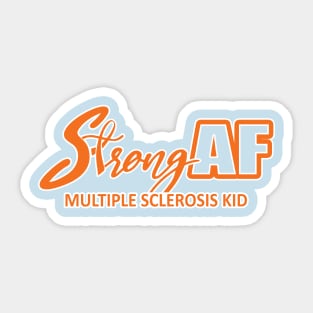 Strong AF MS Kid Sticker